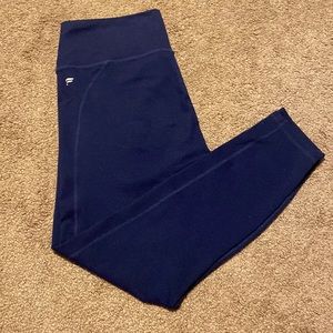 Fabletics navy colored leggings. Powerhold fabric.